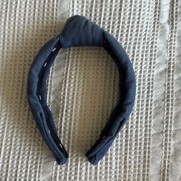 Lele Sadoughi - Woven Headband, Navy, Never Worn (NW) main image 7